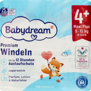 Babydream Maxi Plus 4+ dydis (9-15 kg)