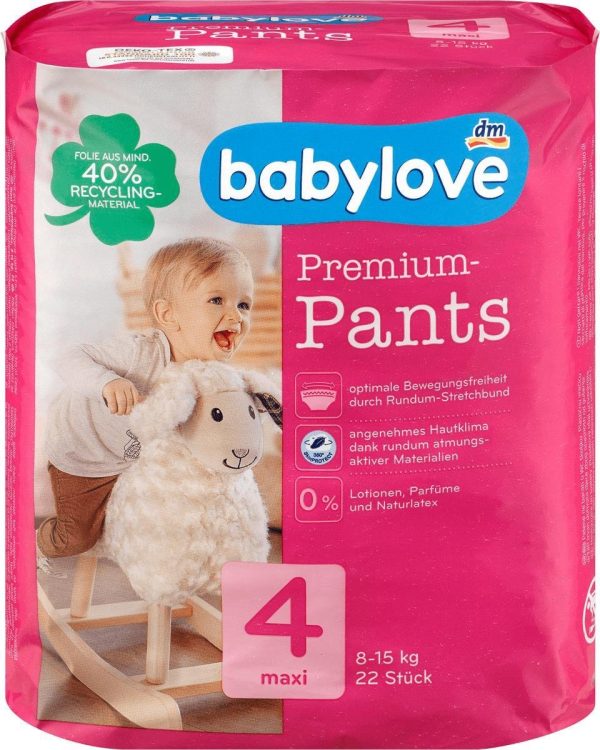 Babylove Pants 4 dydis (8-15 kg)