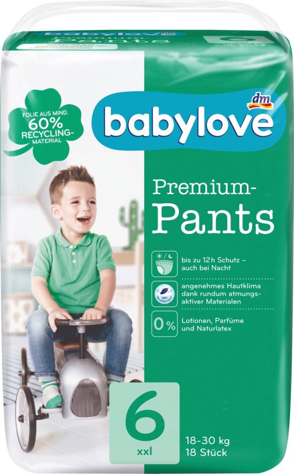 Babylove Pants 6 dydis (18-30 kg)