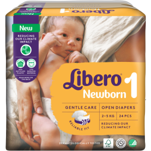 Libero new born 1 dydis (2-5 kg)