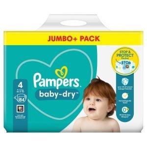 Pampers Baby Dry 4 dydis (9-14 kg)