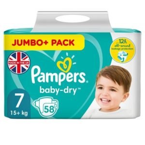 Pampers Baby Dry 7 dydis (15+ kg)