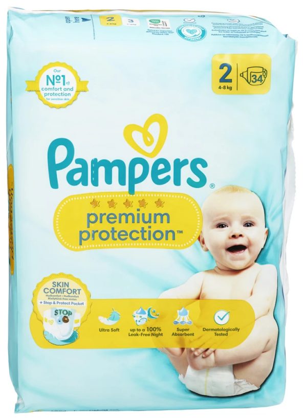 Pampers Premium Protection 2 dydis (4-8 kg)