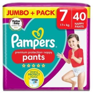 Pampers Premium Protection Pants 7 dydis (17+ kg)