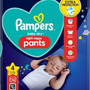 Pampers Baby Dry Night Pants 4 dydis (9-15 kg)
