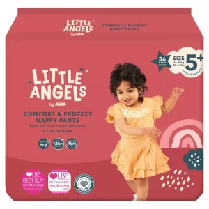 Asda Little Angels Pants 5+ dydis (14-20 kg)
