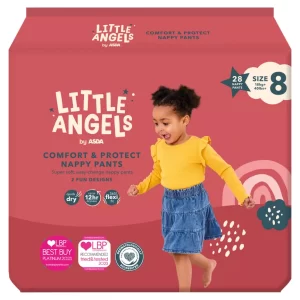 Asda Little Angels Pants 8 dydis (18+ kg)