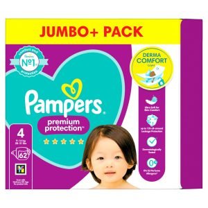 Pampers premium protection 4 dydis (9-14 kg)