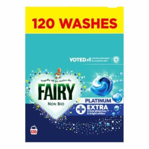Fairy non bio platinum +extra stain removal 120 skalbimų