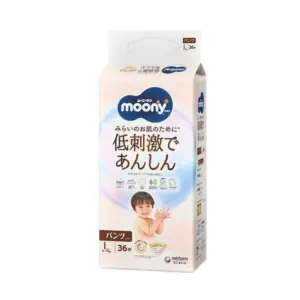 Moony Natural Pants L dydis (9-14 kg)