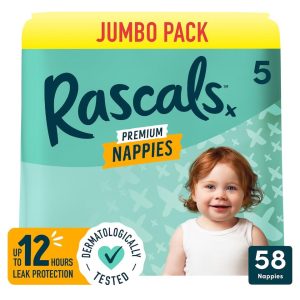 Rascals premium 5 dydis (13-18 kg)