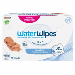 WaterWipes drėgnos servetėlės dėžė 18 pakuočių