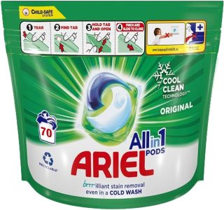 Ariel all-in-1 70 skalbimų