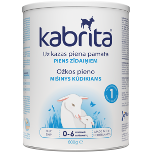 Ožkų pieno mišinys Kabrita 1 (0-6 mėn.) 800 gr.