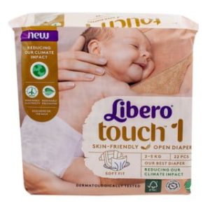 Libero touch 1 dydis (2-5 kg)