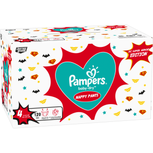 Pampers Baby Dry Pants Super Heroes 4 dydis (9-15 kg)