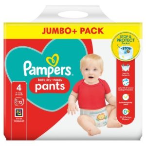 Pampers Baby Dry Pants 4 dydis (9-15 kg)