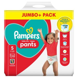 Pampers Baby Dry Pants 5 dydis (12-17 kg)