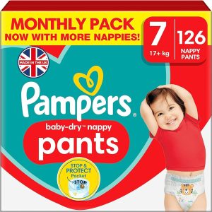 Pampers Baby Dry Pants 7 dydis (17+ kg)