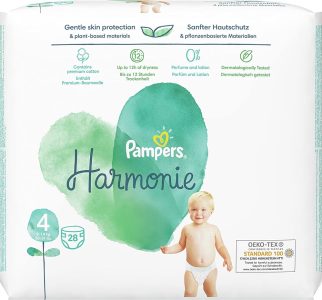 Pampers Harmonie 4 dydis (9-14 kg)