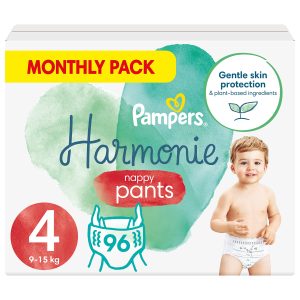 Pampers Harmonie Pants 4 dydis (9-15 kg)